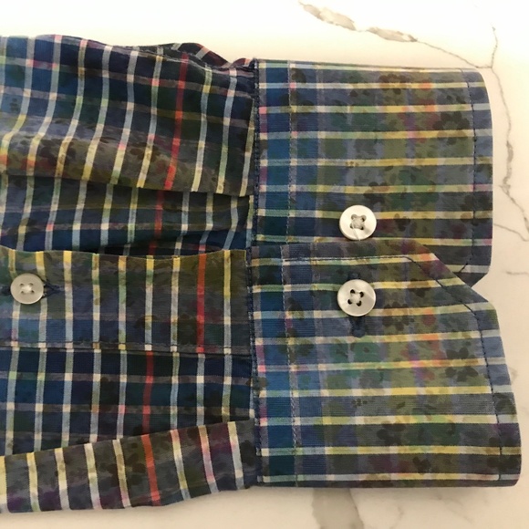 Lipson Elite 100% Cotton Men’s Button Down Long Sleeve Shirt XXL - Picture 7 of 13